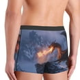 thumbnail image 3 of Goofa Winter Fire Dragon Printed Men's Boxer Briefs Underwear, Moisture-Wicking Underwear, Trunk,Soft and Breathable Cotton Underwear-X-Large, 3 of 9
