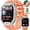 Orange, variant on Mingdaln 2.1-inch AMOLED Men Military Smartwatch，with Fitness Tracker/ Answer Make Calls /100+ Sport Modes/1ATM Waterproof, Mountain Travel Pedometer Watch fits for Android and Iphone Devices