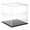 Black Base, variant on Plymor Clear Acrylic Display Case with Hardwood Base (Mirror Back), 12" x 12" x 12"