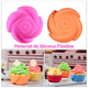 thumbnail image 3 of 24pzs Moldes Silicona Hornear Cupcakes Muffins Reutilizables, 3 of 8