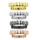 thumbnail image 2 of 4 Piezas de Parrillas de Club Chapadas en 18 K, Conjunto de Accesorios de Joyería Inferior, 2 of 9
