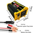 thumbnail image 7 of Portable 4000W Car Power Inverter: DC12V to AC110/220V Transformer - Modified SineWave Inverter with Dual USB, LED Display - Reliable Auto Inverter for On-the-Go Power Needs, 7 of 7