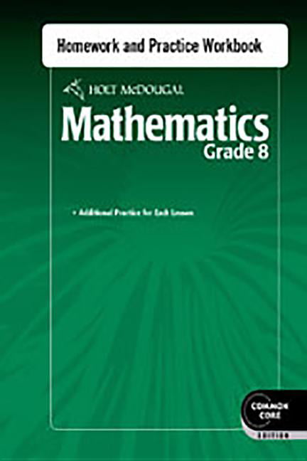 holt mathematics homework and practice workbook answers