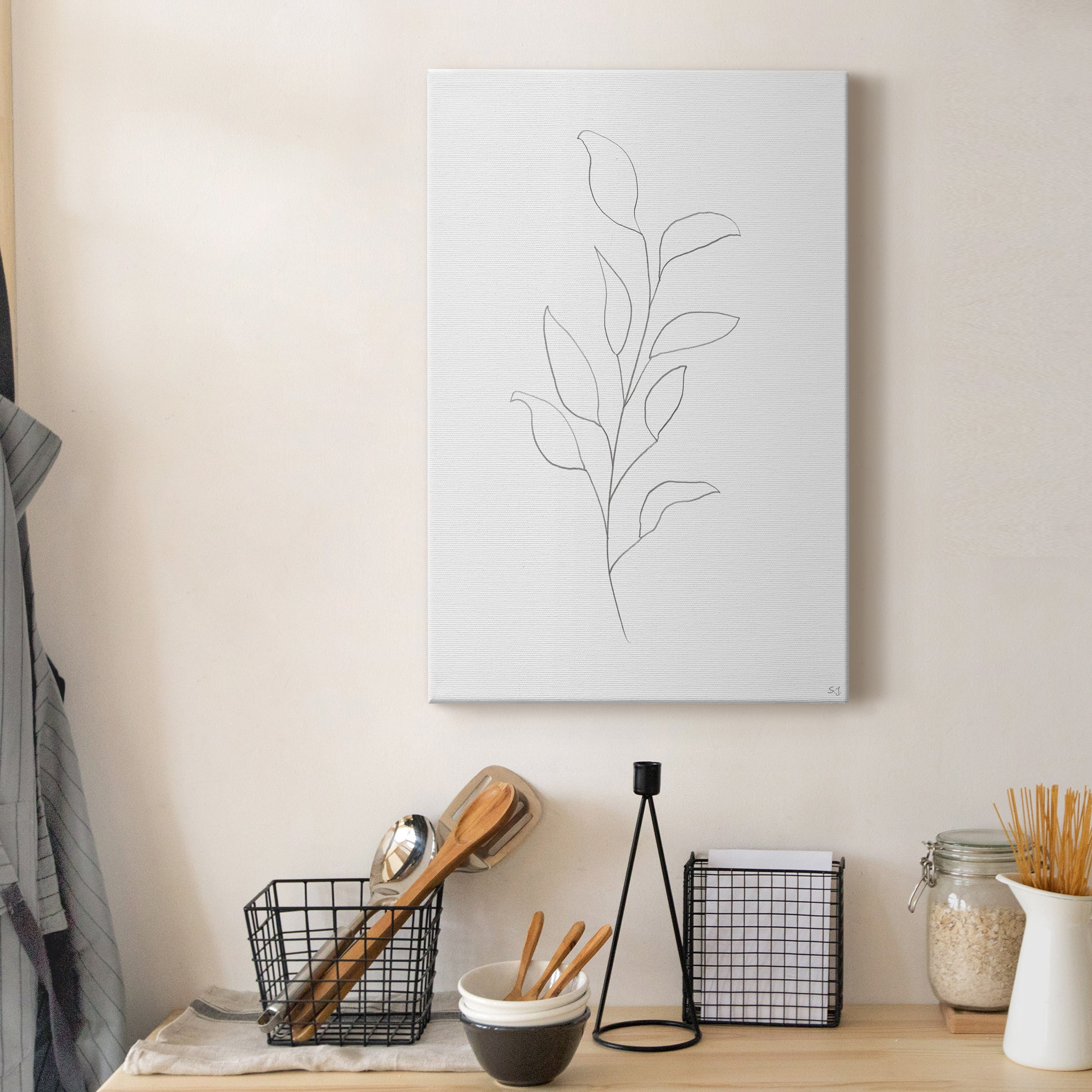 Botanical Gesture VI Premium Gallery Wrapped Canvas - Ready to Hang - 24 x 36