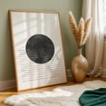 thumbnail image 5 of Abstract black sun - Mixed Media Abstract Minimalist Geometric Black and White Modern Art Line Art Oak Framed Wall Art Print 12 x 18 inches, 5 of 59