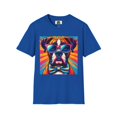 thumbnail image 3 of Boxer Glasses Pop Art Unisex Softstyle T-Shirt, 3 of 10
