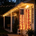 thumbnail image 4 of Illuminated Flagpole Banner with Built in LED Lights for Outdoor Display Heavy Duty Wind Home Garden Commercial Use, 4 of 5