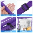 thumbnail image 4 of Uxcell 10"x9" Stadium Approved Clear Crossbody Purse Bag with Inside Pocket, Purple, 4 of 6
