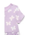 thumbnail image 2 of Garanimals Toddler Girls' Jersey Dress and Biker Shorts Outfit Set, 2-Piece, Sizes 18M-5T, 2 of 4