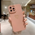 thumbnail image 2 of Compatible with iPhone 13 Pro Max Case, Luxury Double Heart Case with Side Pattern Soft Silicone Shockproof Full Camera Lens Cute Case for iPhone 13 Pro Max 6.7" for Women Girl Pink, 2 of 11