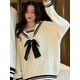 thumbnail image 1 of Suéteres de mujer dulces cálidos de invierno estilo coreano diario que combinan con todo para parejas kawaii elegantes universitarios sueltos jóvenes diseño simple mujer, 1 of 5