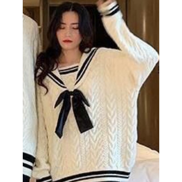 Suéteres de mujer dulces cálidos de invierno estilo coreano diario que combinan con todo para parejas kawaii elegantes universitarios sueltos jóvenes diseño simple mujer