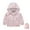Pink, variant on Spazoro Kids Girls Outwear Jackets, Casual Cute Hooded Winter Warm Coats for Girls Pink Size 140/6 T