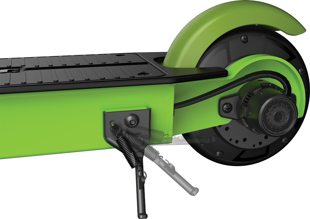 RAZOR BLACK LABEL E90 ELECTRIC SCOOTER – GREEN, FOR CHILD AGES 8+ AND UP TO 120 LBS, UP TO 10 MPH