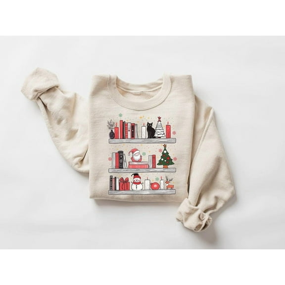 Sam Soft Library Sweatshirt, Bookworm Sweater, Book Lovers Sweatshirt, Book Shirt, Reading Shirt