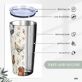 thumbnail image 6 of Cute Chicken 20oz Stainless Steel Tumbler with Lid & Straw - Double-Walled Insulated Travel Mug for Coffee, Tea, Water, Wine - Perfect Gift for Women, 6 of 6