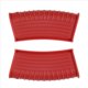 thumbnail image 2 of Cubierta de Manejar de SartéN de Silicona Engrosada Cubierta de Aislamiento Clip de Oreja de Pan Soporte para Manejar de Wok para SartéN de Hierro Fundido, Rojo, 12 Piezas, 2 of 5