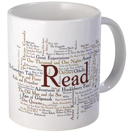 CafePress - Literature: 100 Best Books Of All Time Mugs - Unique Coffee Mug, Coffee Cup (Best Black Drummers Of All Time)
