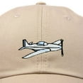 thumbnail image 2 of DALIX Aviator Airplane Ball Cap Embroidered Hat in Khaki, 2 of 6