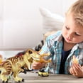 thumbnail image 4 of Dinosaur World Polar Rex T Rex conjuntos de bloques de construcción modelos juguetes educativos para niños, 4 of 4