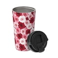 thumbnail image 2 of Lsque Rose Pattern Travel Coffee Mug 16oz: Insulated Coffee Cup with Leakproof Lid, Coffee Tumbler, Reusable Coffee Cups with Seal Lid, 2 of 8