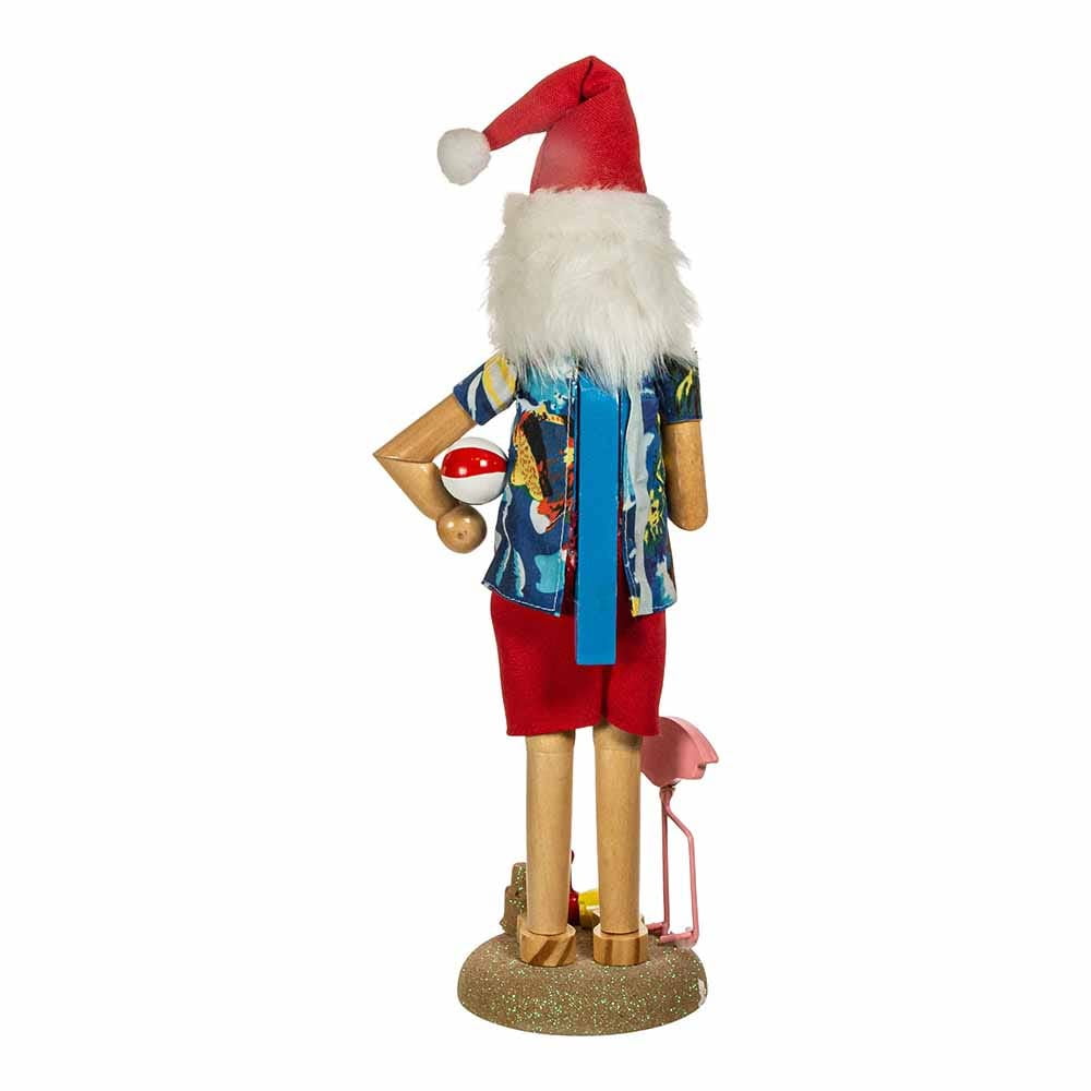 Kurt Adler Wooden Nutcracker Collection, Tropical Beach Santa - Thumbnail 5
