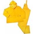 thumbnail image 2 of MidWest 3000-L-00 0.35mm PVC Rainsuit, 3-Piece, Sunburst Yellow, 2 of 4