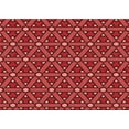 thumbnail image 1 of Ahgly Company Machine Washable Indoor Rectangle Transitional Grapefruit Red Area Rugs, 5' x 7', 1 of 7