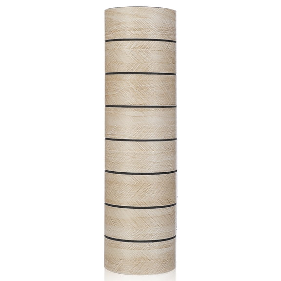 Hemoton Wood Grain Wall Panel Sticker Peel and Stick for Decoration