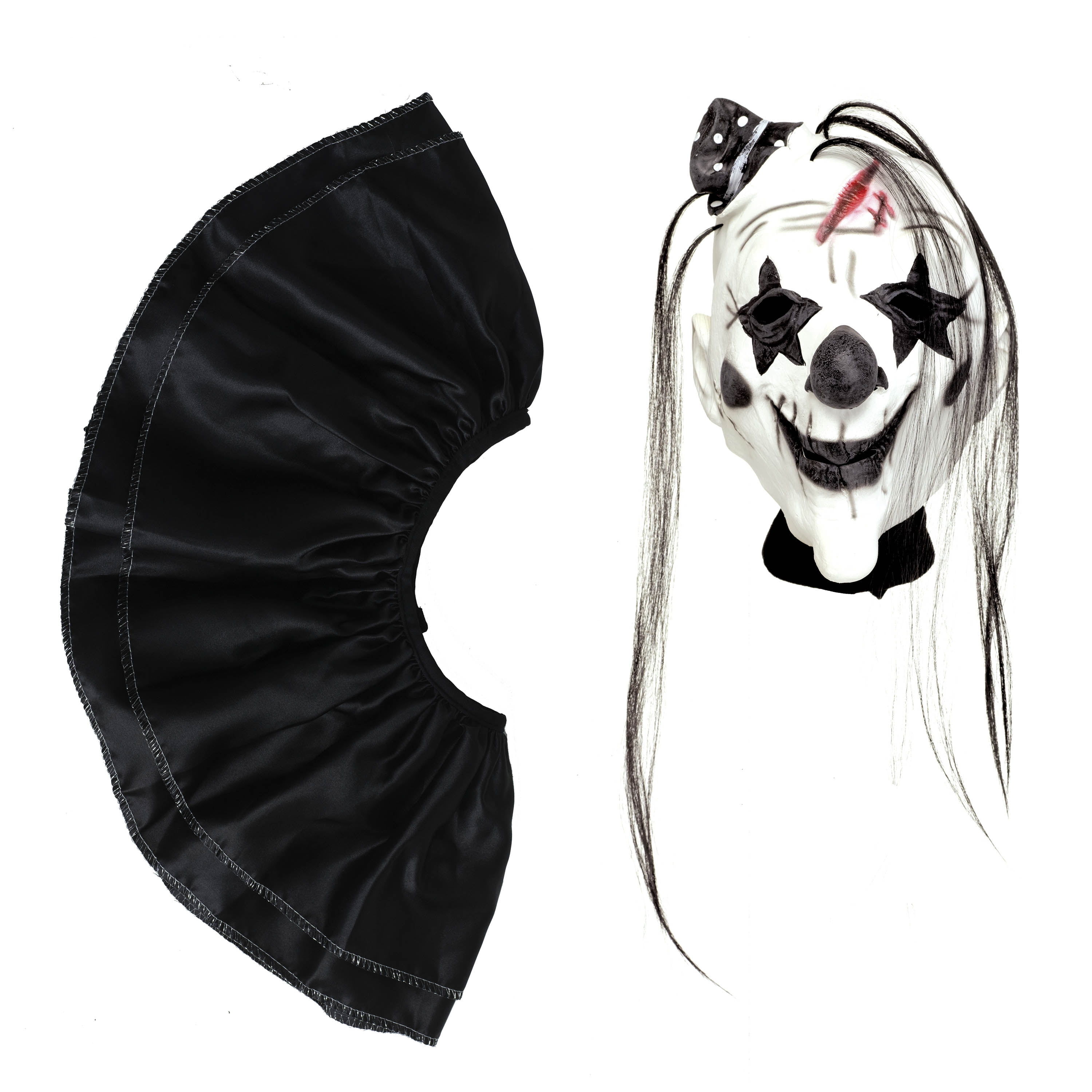 Killer Clown Halloween Costume for Children, Black and White, Boy's Size L (10/12), by Way to Celebrate