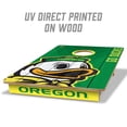 thumbnail image 4 of YouTheFan NCAA Oregon Ducks 2' x 3' Cornhole Game, 4 of 6
