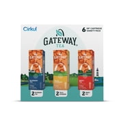 Cirkul Gateway Tea Flavor Cartridge Variety Pack, 6-Pack ( 2 Sweet Tea, 2 Tea and Lemonade, 2 Blueberry Tea)