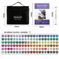 thumbnail image 4 of Shuttle Art Non-Toxic Art Markers, Broad-Point, Multicolor, 121 Count Pack, 4 of 9