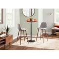 thumbnail image 4 of Tabouret de comptoir moderne milieu-du-siècle Pebble, de LumiSource, 4 of 8