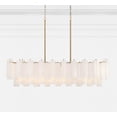 thumbnail image 3 of ADD-317-CH-WH-Crystorama Lighting-Addis - 14 Light Chandelier-14.25 Inches Tall and 51.75 Inches Wide-Polished Chrome Finish-White Glass Color, 3 of 7