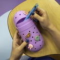 thumbnail image 2 of Art 101 Charm Pencil Pouch, Purple, 2 of 8