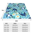 thumbnail image 3 of Sikiie Flying Swallows Ultra-Soft Micro flannel Blanket Luxury All Seasons Warm Blanket for Bedding Sofa and Travel (4 sizes)-80"x60", 3 of 7