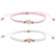 thumbnail image 1 of 2 pulseras trenzadas para parejas: pulseras de cuerda tejidas a mano con diseño de corazón para San Valentín, aniversarios y uso diario., 1 of 6