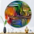 thumbnail image 1 of Designart - Colour Fusion III - Modern Metal Circle Wall Art, 1 of 5