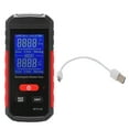 thumbnail image 2 of Radiation Detector, Magnetic Field Detection LCD Color Display Electromagnetic Radiation Meter One Key Data Lock Portable Professional  for Outdoor, 2 of 7