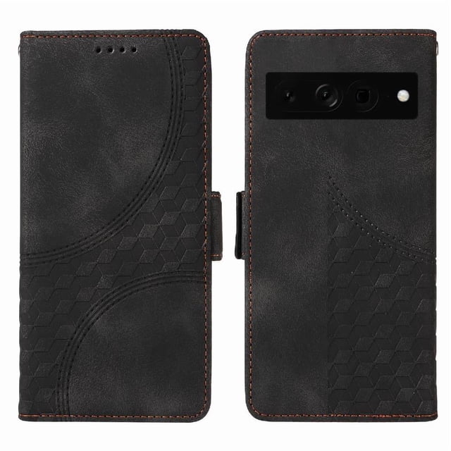 Funda GANGXUN para Google Pixel 7 Pro con diseño acolchado elegante, cuero PU, protección total y ajuste preciso