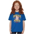 thumbnail image 4 of Popeye Spinach Power Since 1929 Crewneck T Shirts Boy Girl Teen Brisco Brands L, 4 of 6