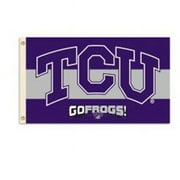 BSI Products 95082 Texas Christian Horned Frogs- 3 ft. X 5 ft. Flag W-Grommets