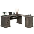 thumbnail image 4 of UrbanPro Modern Engineered Wood L-Desk in Pebble Pine / Brown Finish, 4 of 18