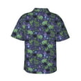 thumbnail image 3 of Daiia Magic Toads in Hats Hawaiian Shirt for Men Gentle Cotton Regular Short Sleeve Casual-3X-Large, 3 of 9