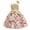 czb# Beige116, variant on CUZIBR Kids Girls Formal Prince Dress Sleeveless One Shoulder Cute Bow High Waist Pleated Floral Print Party Wedding Birthday Dresses Summer Casual A Line Tiered Ruffle Beachwear,Beige,3-4 Years
