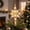 B, variant on Dpityserensio Fall Decor Lighted Christmas Tree Topper Star Warm White Flashing LED Star Tree Top Ornament Glitter Hollow Star Christmas Tree Decoration For Xmas Tree Home Holiday Deco