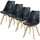 thumbnail image 4 of Set de 4 Sillas Ellen de comedor u oficina color Negro, 4 of 8