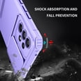 thumbnail image 4 of JTCASES for Samsung Galaxy A23 Case, Sliding Camera Cover & Foldable Kickstand Shockproof Corners Anti-fall Rugged Anti-slip PC TPU Heavy Duty Protective Hybitd Shell - Purple, 4 of 12
