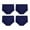 Navy, variant on Kelon Intimates On Sale Women's Nylon Underwear Women's High Waisted Cotton Underwear Stretch Briefs Soft Full Coverage Panties